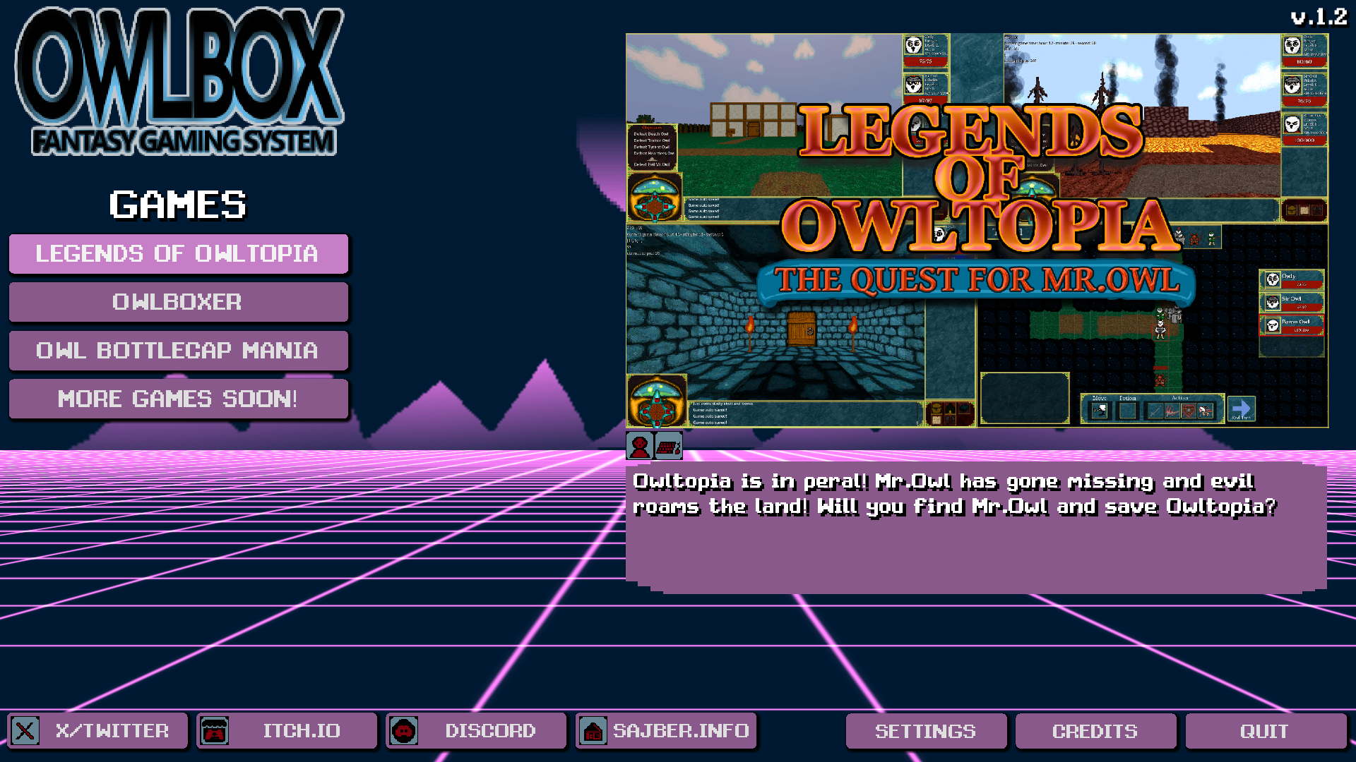 OwlBox: Fantasy Gaming System - Screenshot 2