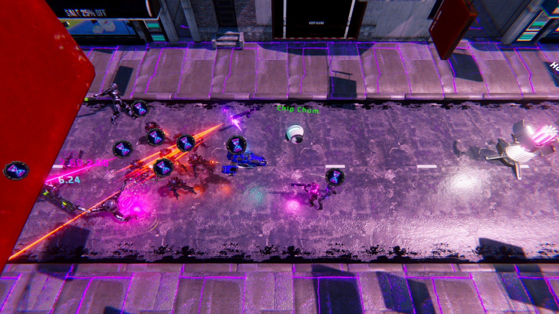 Digital Eclipse: Cyberpunk Survivor - Screenshot 3