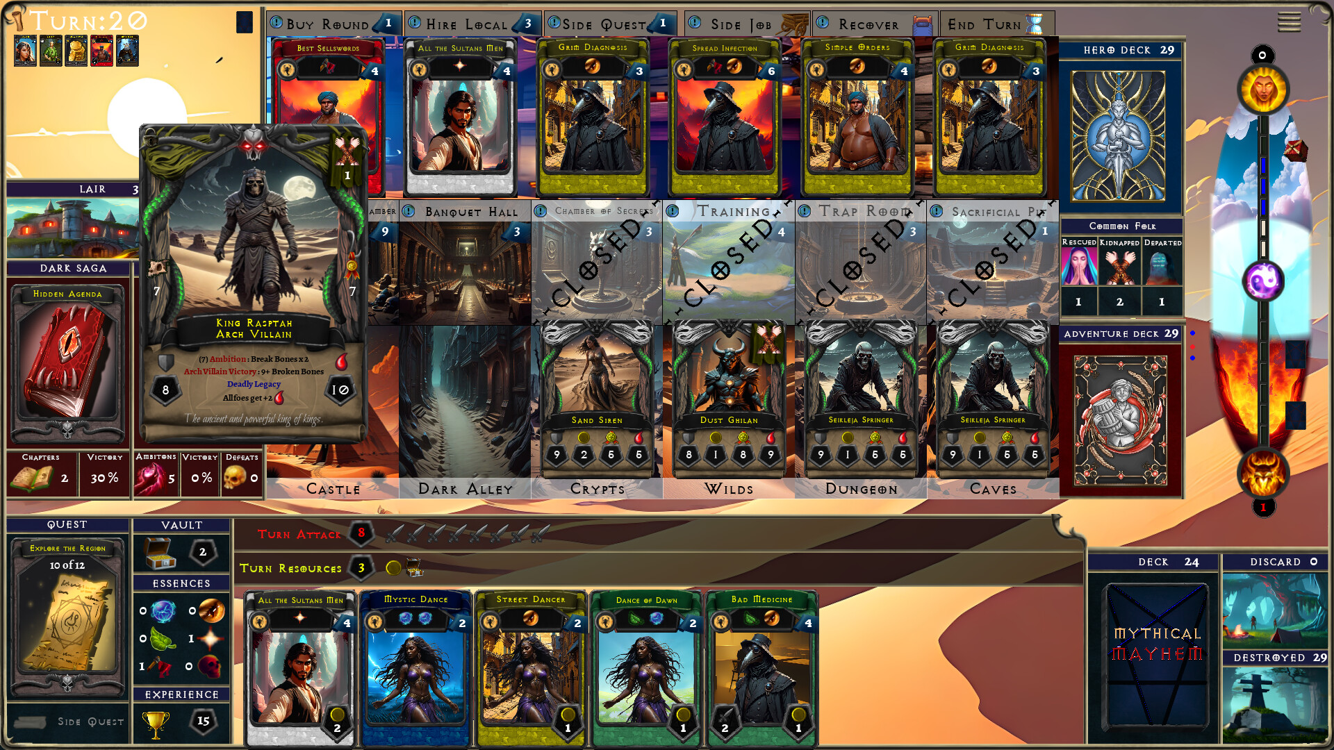 Mythical Mayhem: Twisting Sands Expansion - Screenshot 2