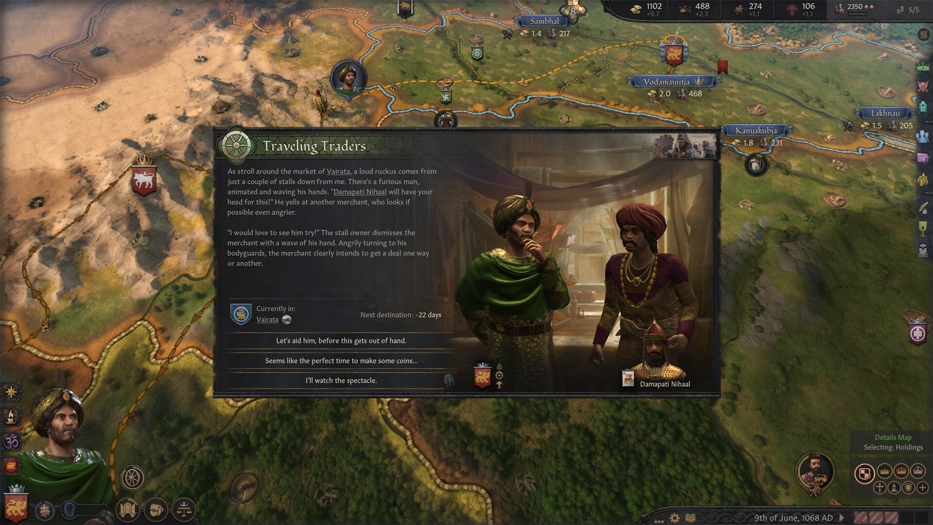 Crusader Kings III: Wandering Nobles - Screenshot 4
