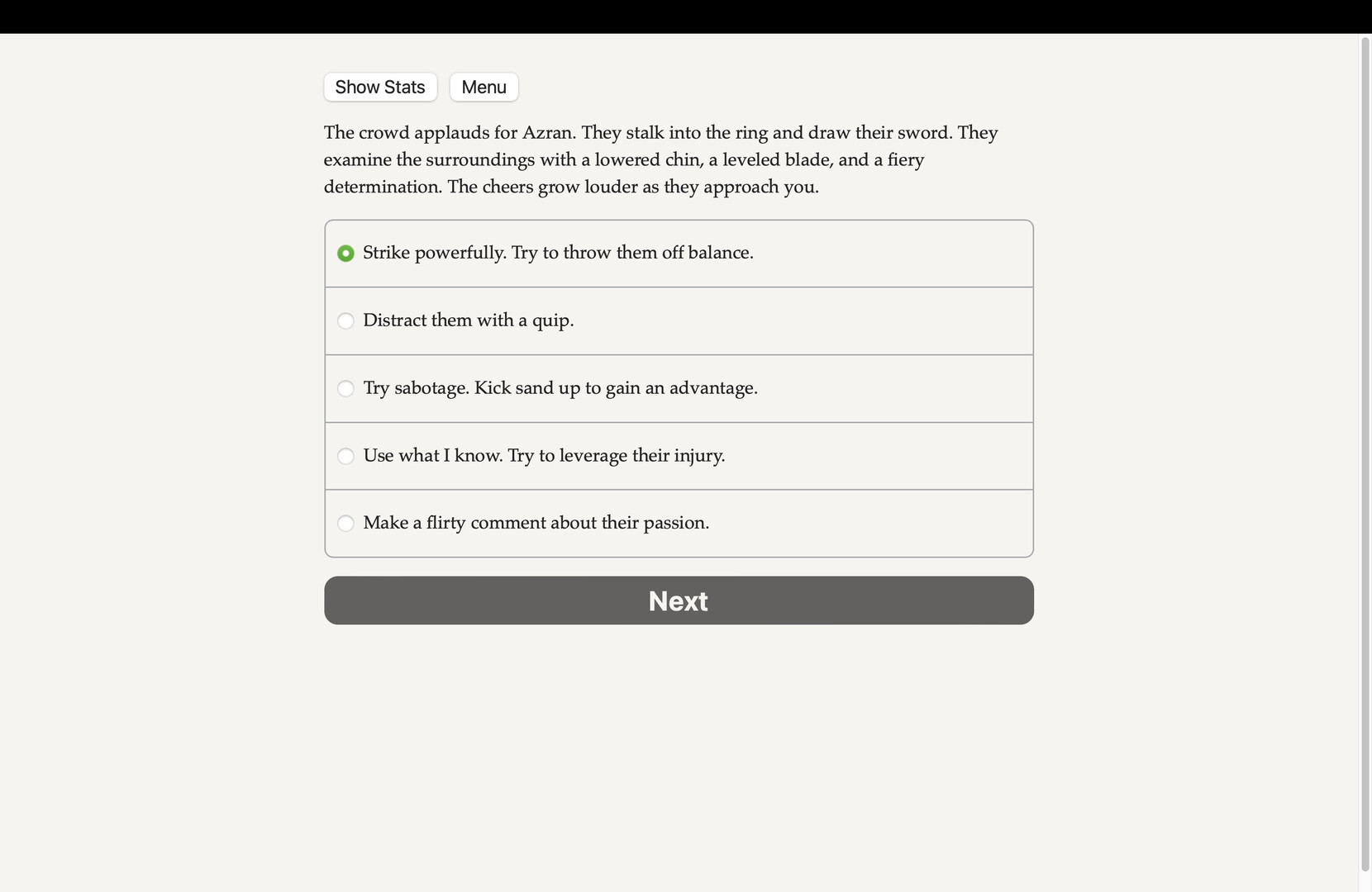 Games of the Monarch's Eye - Screenshot 5