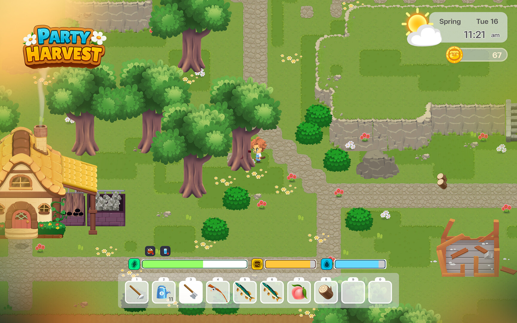 Party Harvest - Screenshot 1