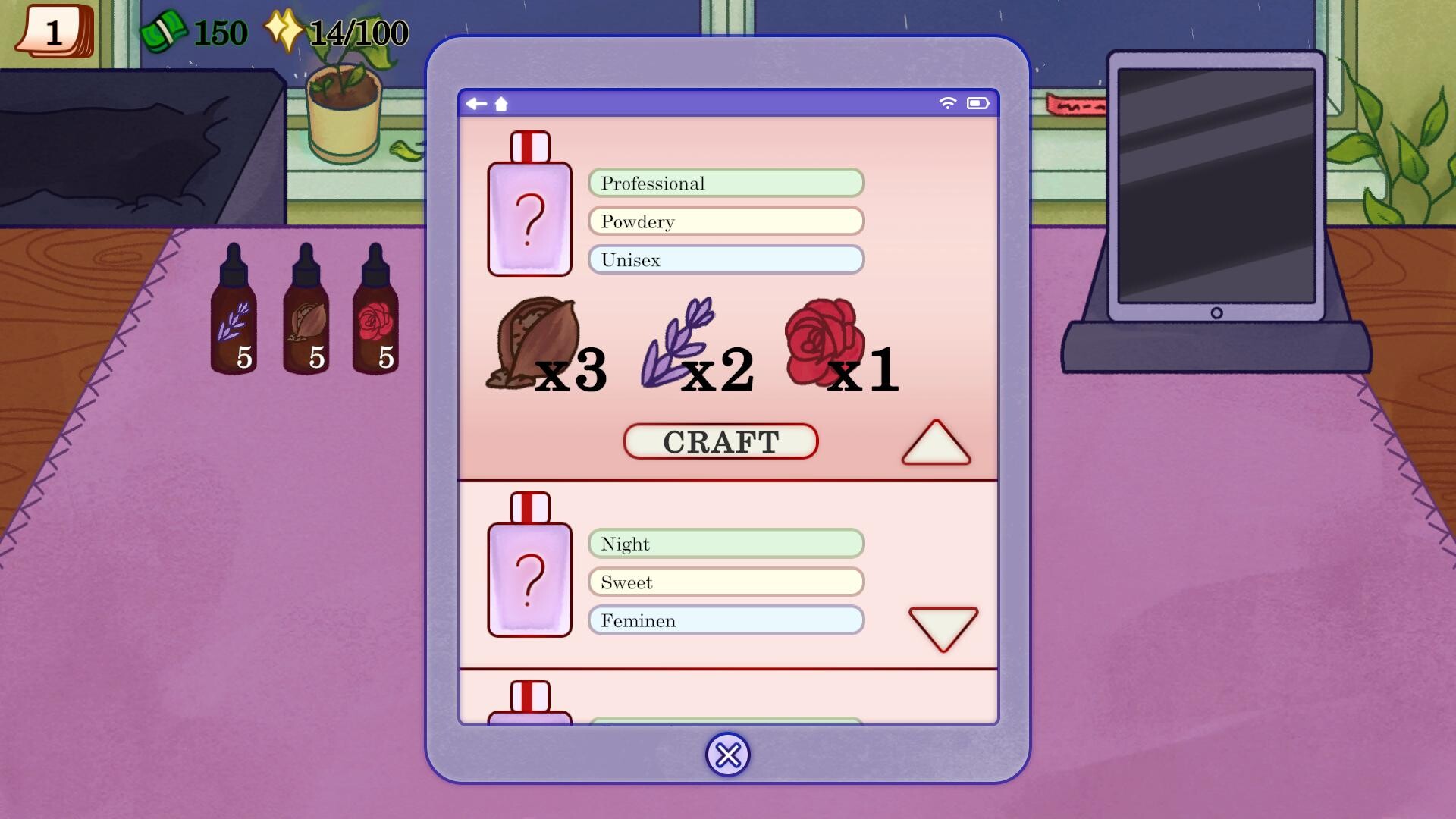 Perfume Atelier - Screenshot 5