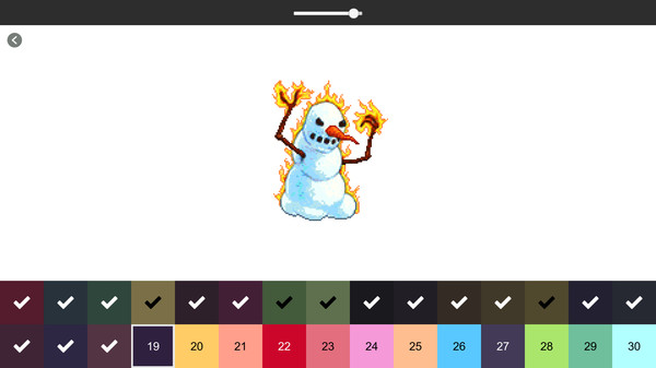 Retro-Pixel Color Palette: Color by Number - Screenshot 5