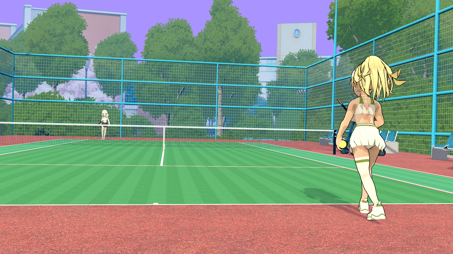 Academy Love Saga: Tennis Angels EX - Screenshot 3