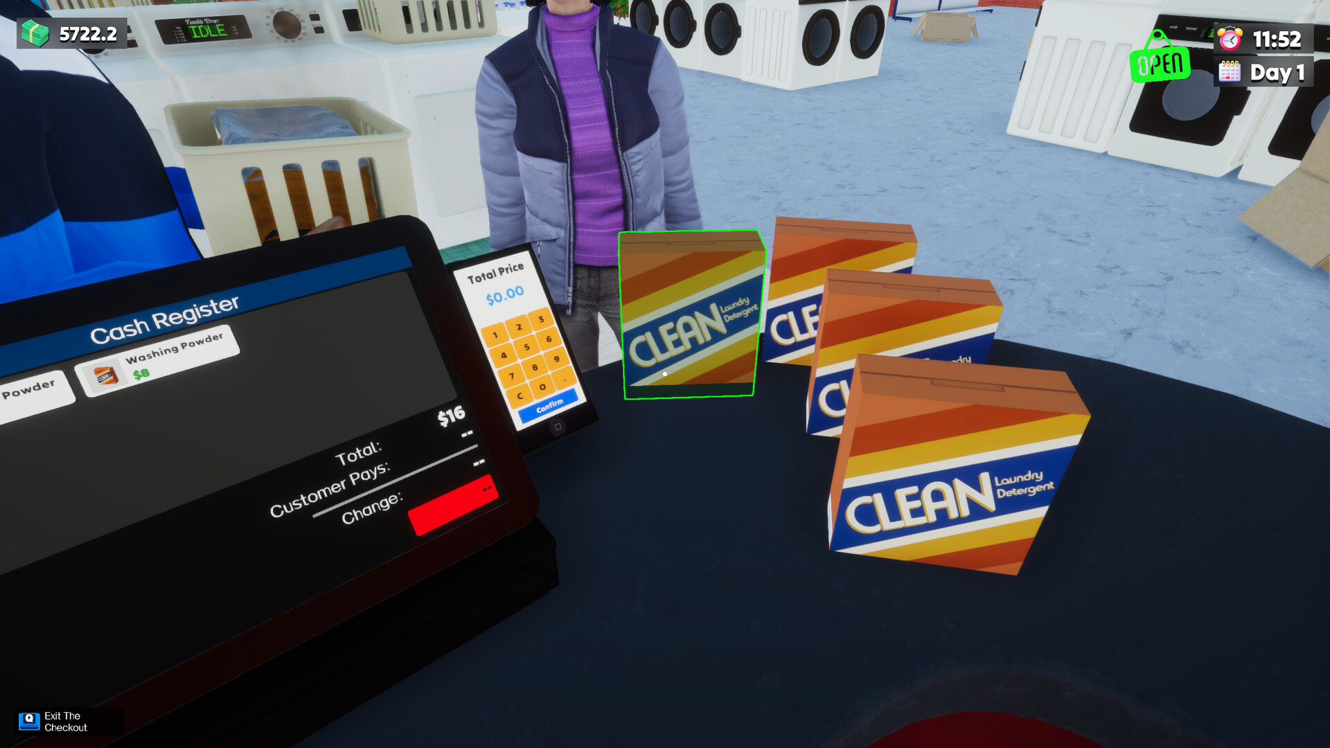 Laundry & Supermarket Simulator - Screenshot 5