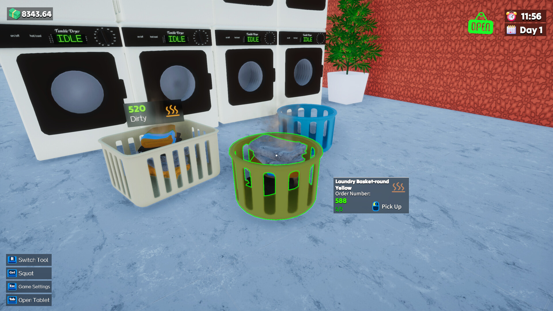Laundry & Supermarket Simulator - Screenshot 1