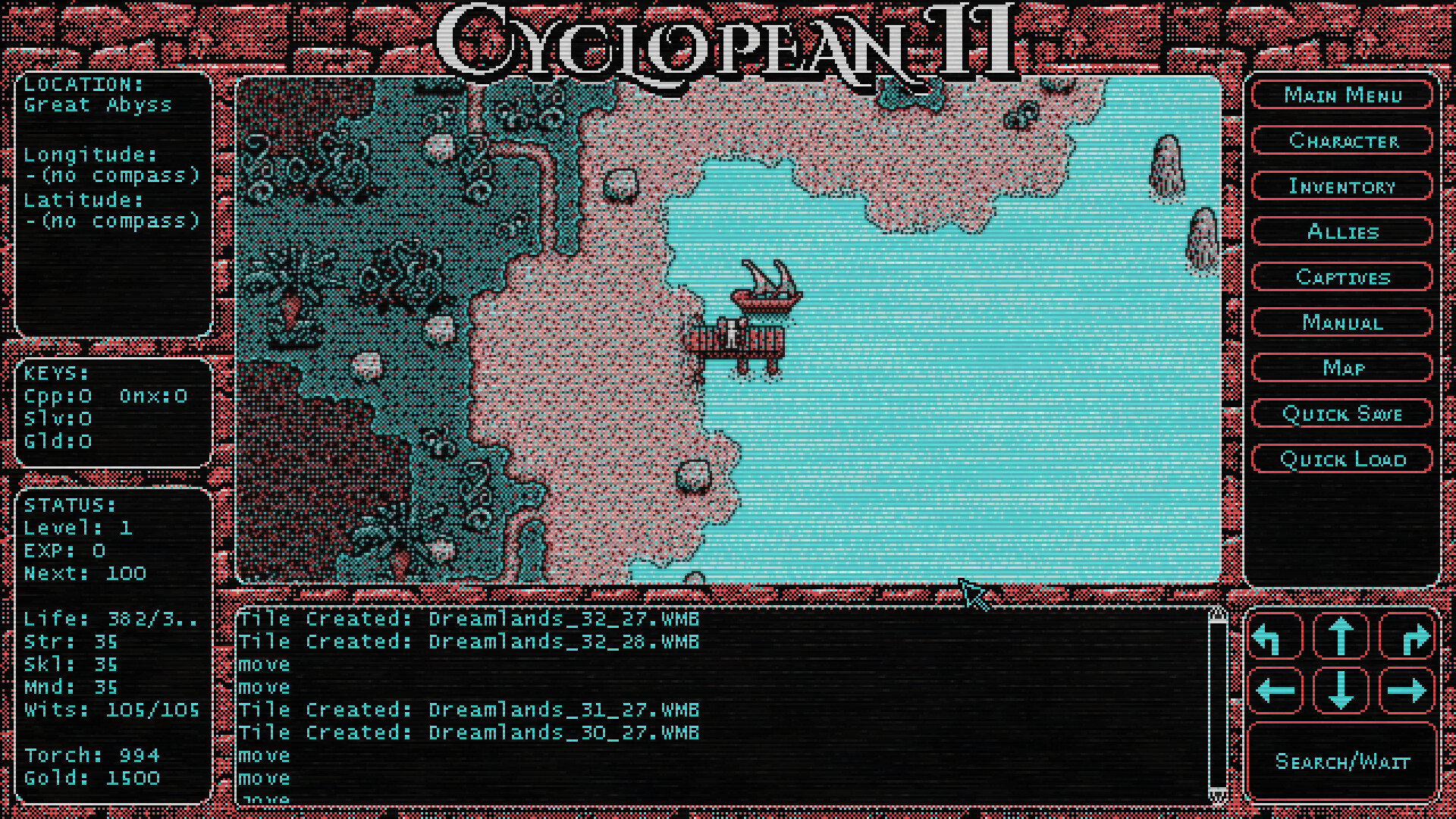 Cyclopean II: The Dreamlands - Screenshot 3