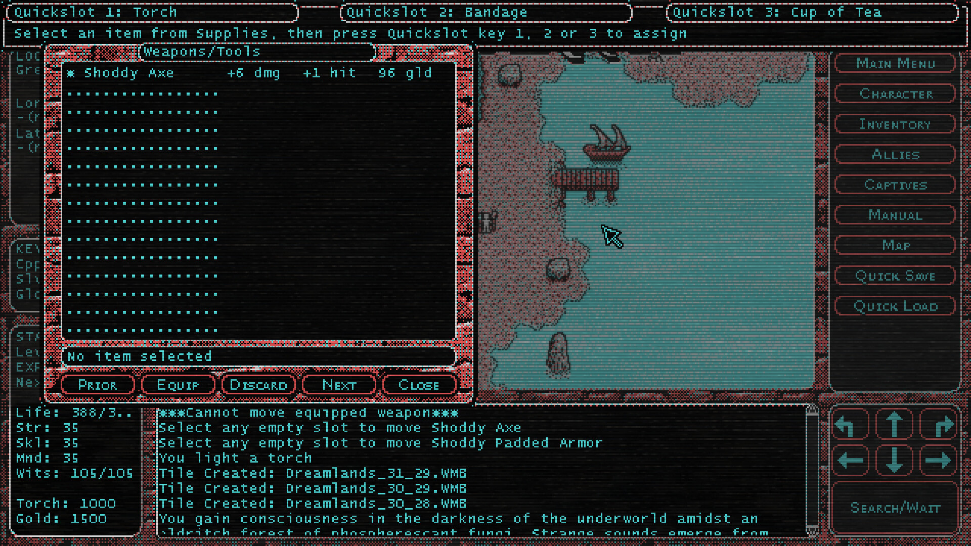 Cyclopean II: The Dreamlands - Screenshot 1