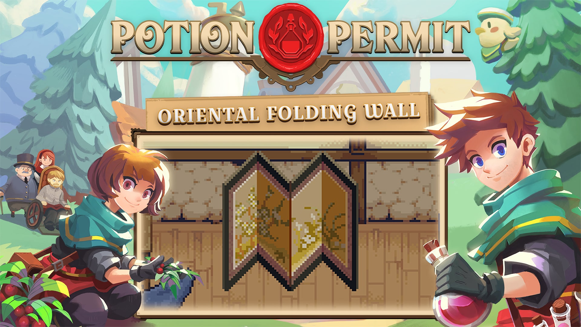 Potion Permit: Oriental Folding Wall - Screenshot 1