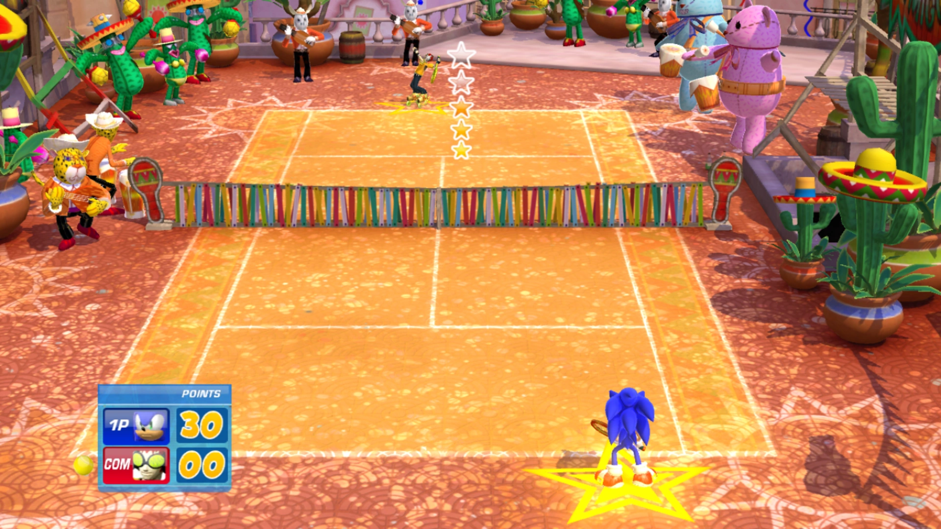 Sega Superstars Tennis gameplay screenshot 8