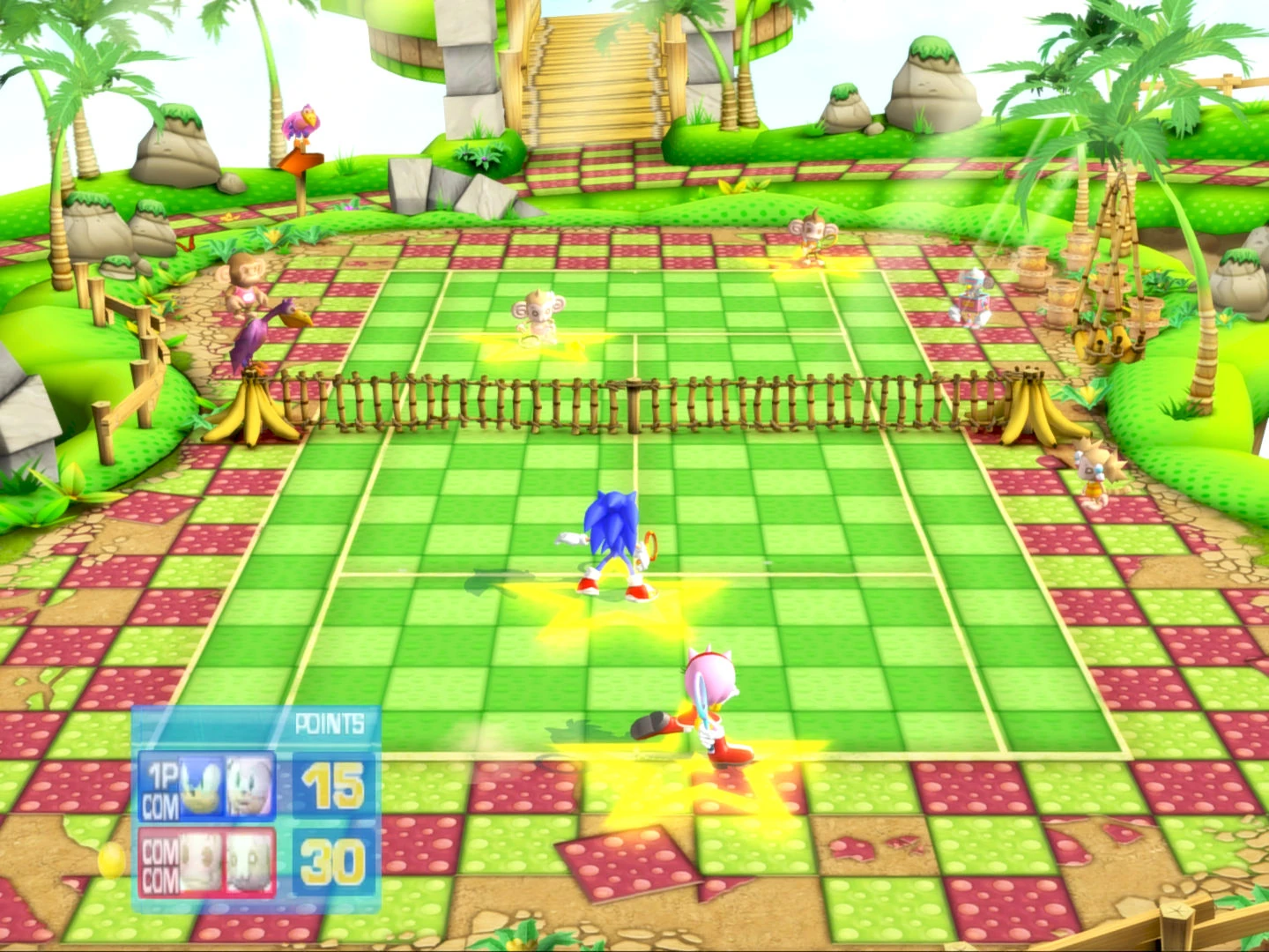 Sega Superstars Tennis gameplay screenshot 12