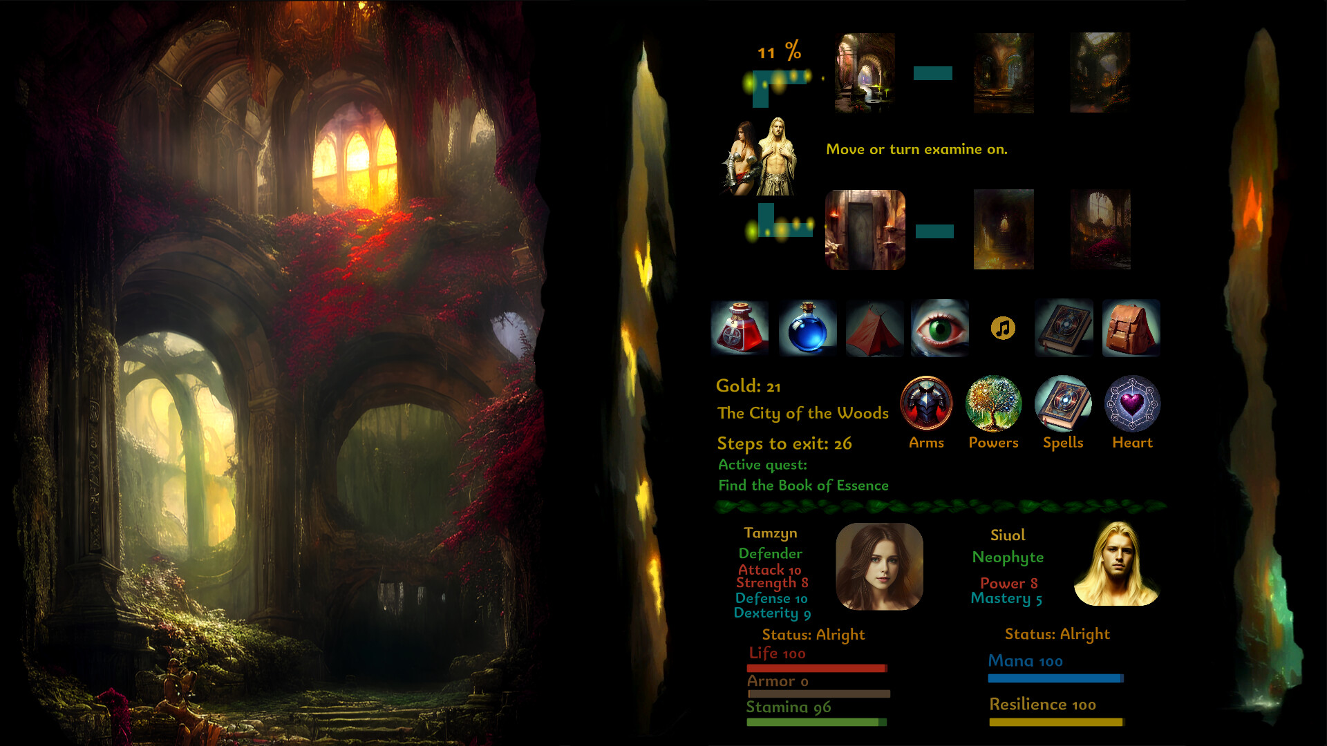 Caverns and Dryads - Screenshot 9