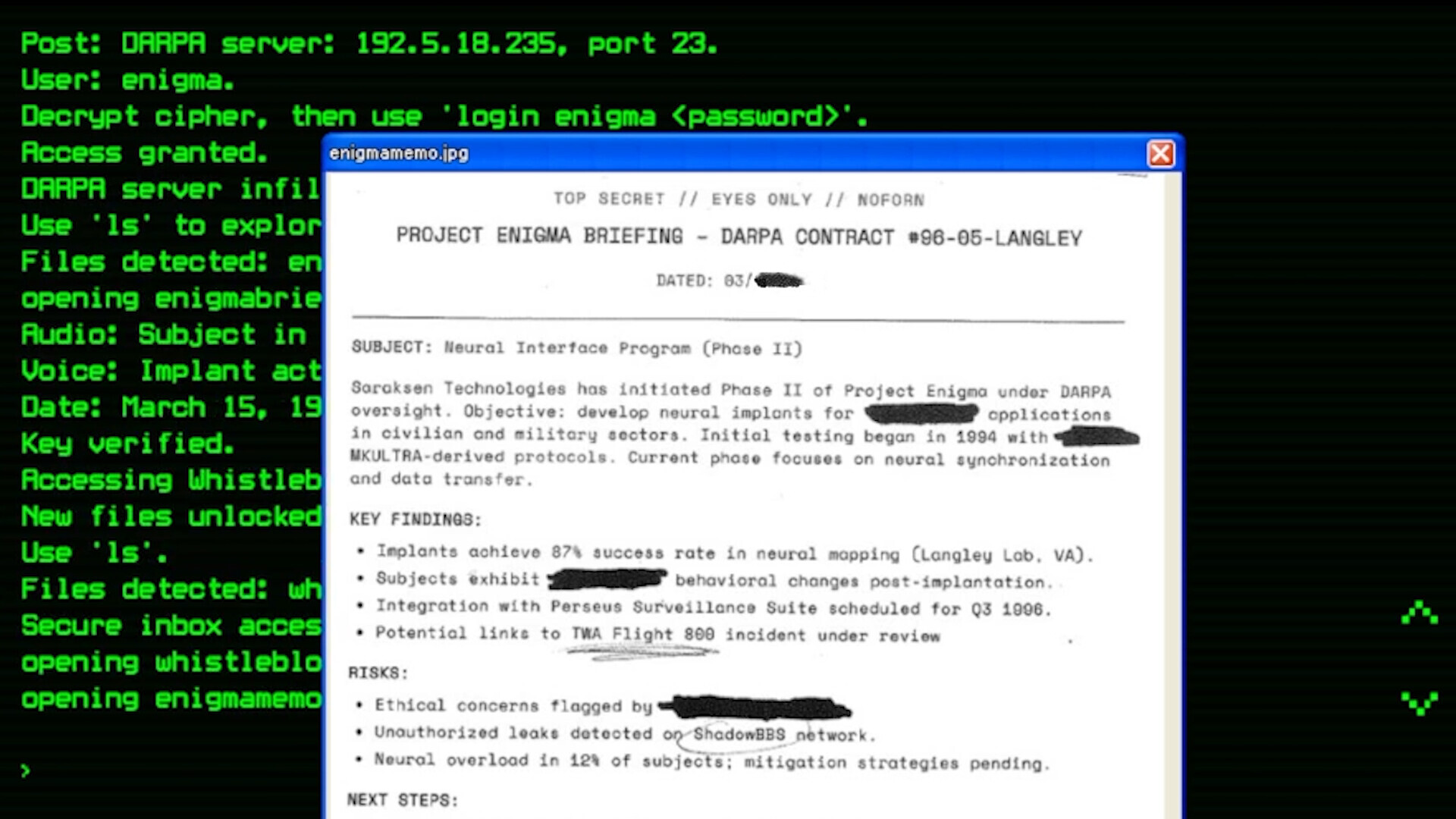 Echoes of MK-ULTRA - Screenshot 6