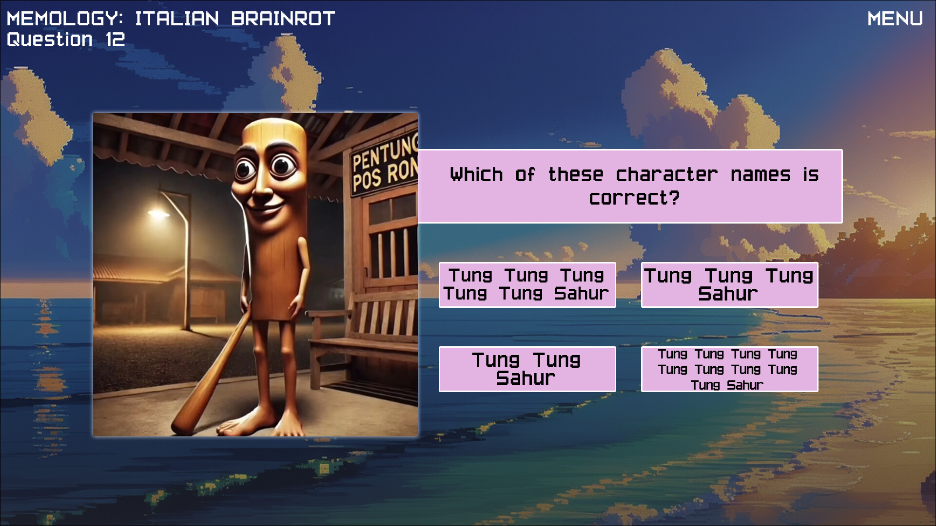 Memology: Italian Brainrot - Screenshot 1