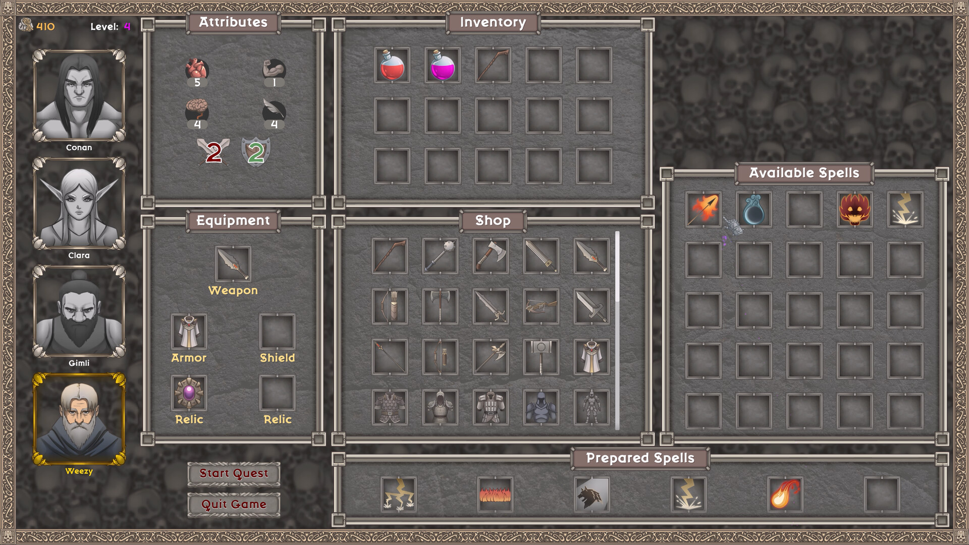 Of Grit & Graves - Screenshot 2