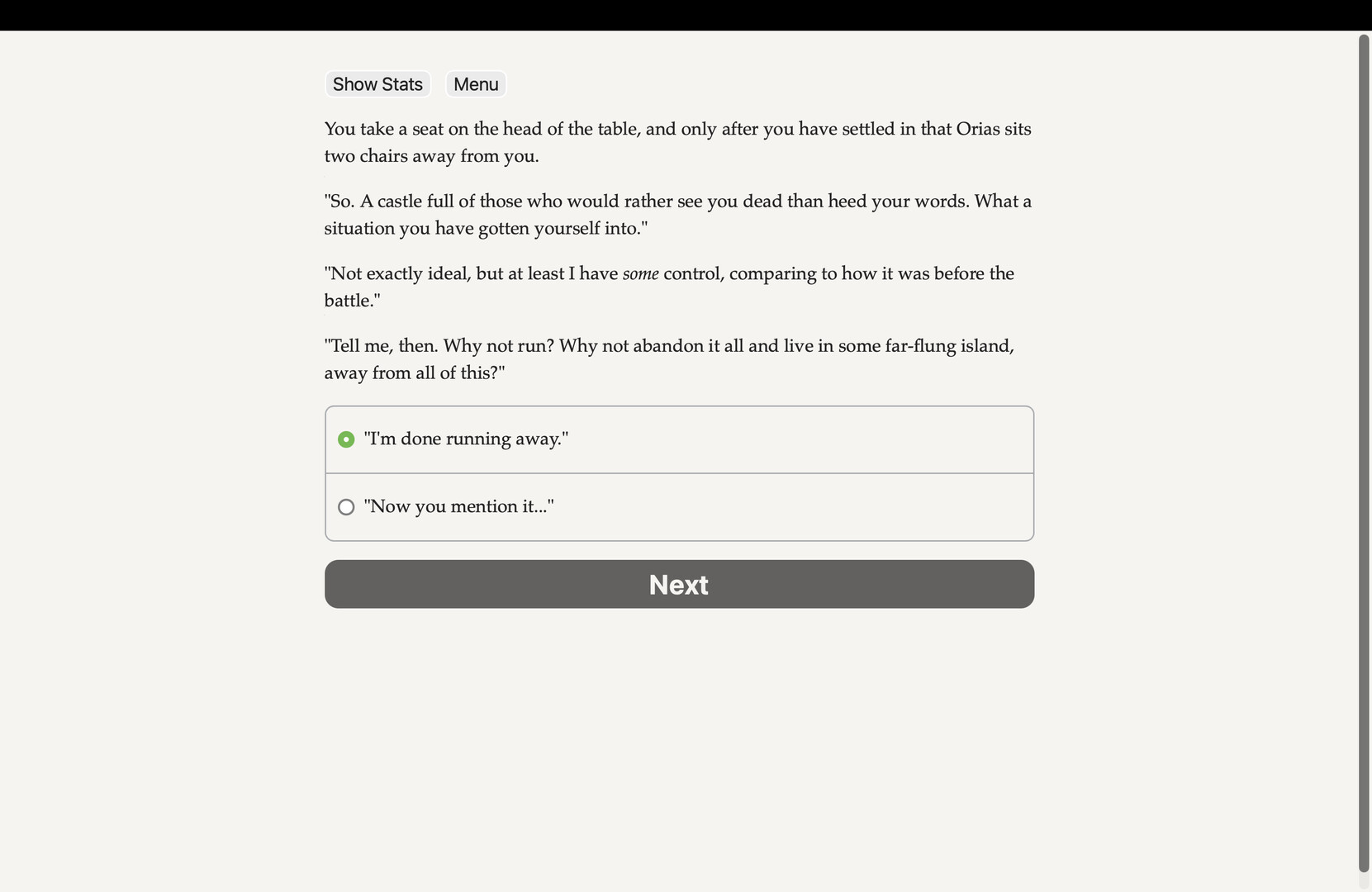 Throne of Blood - Screenshot 1