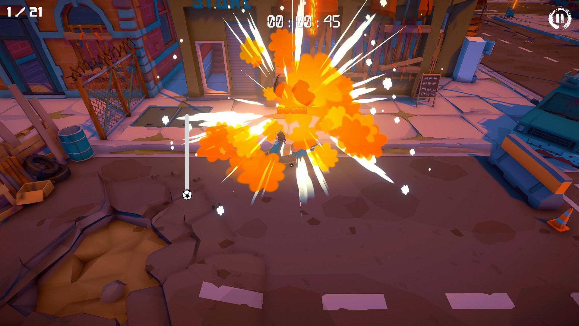 Room Football: Junk Town - Screenshot 2