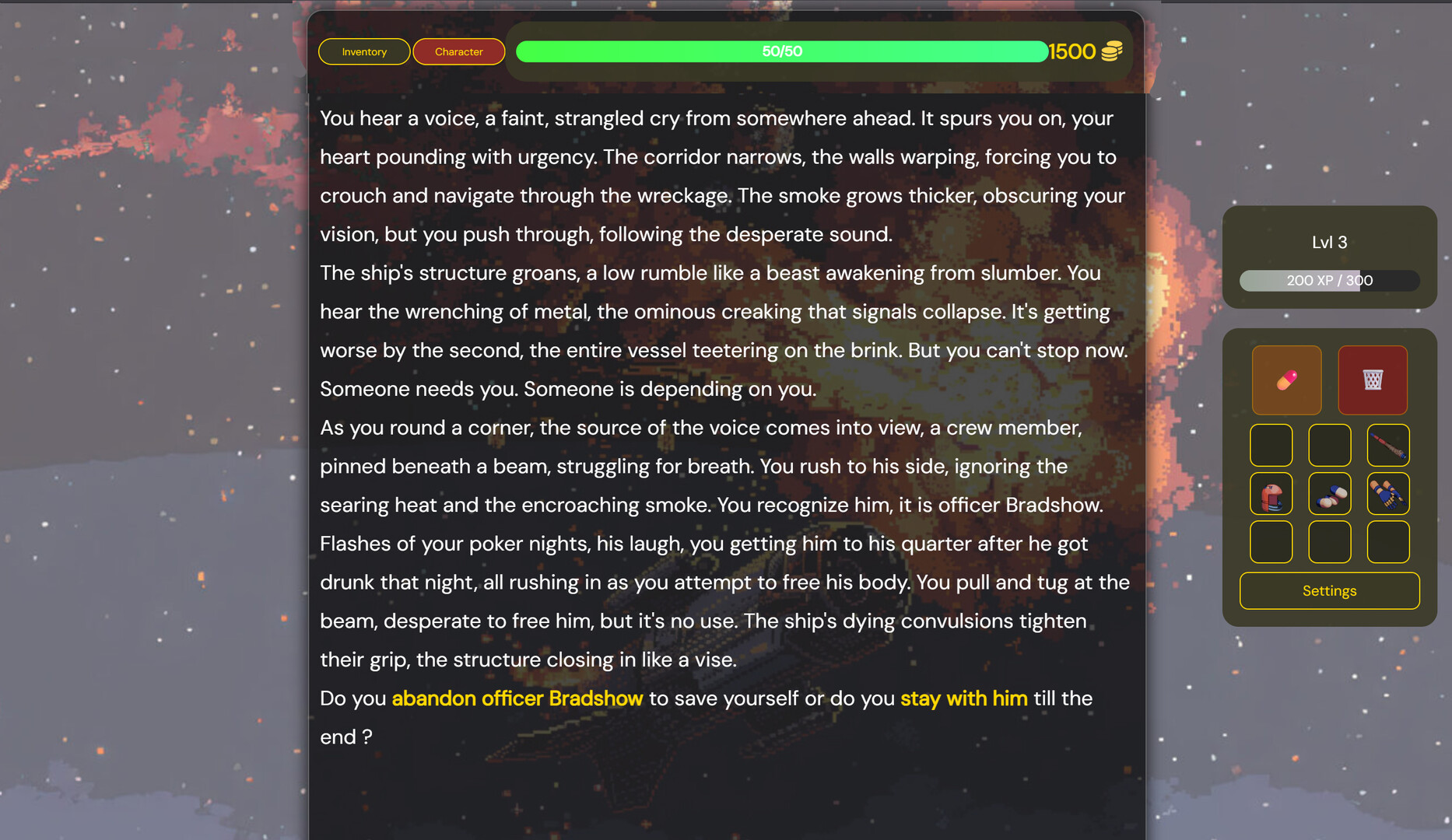 A Spaceship Accident - Screenshot 5