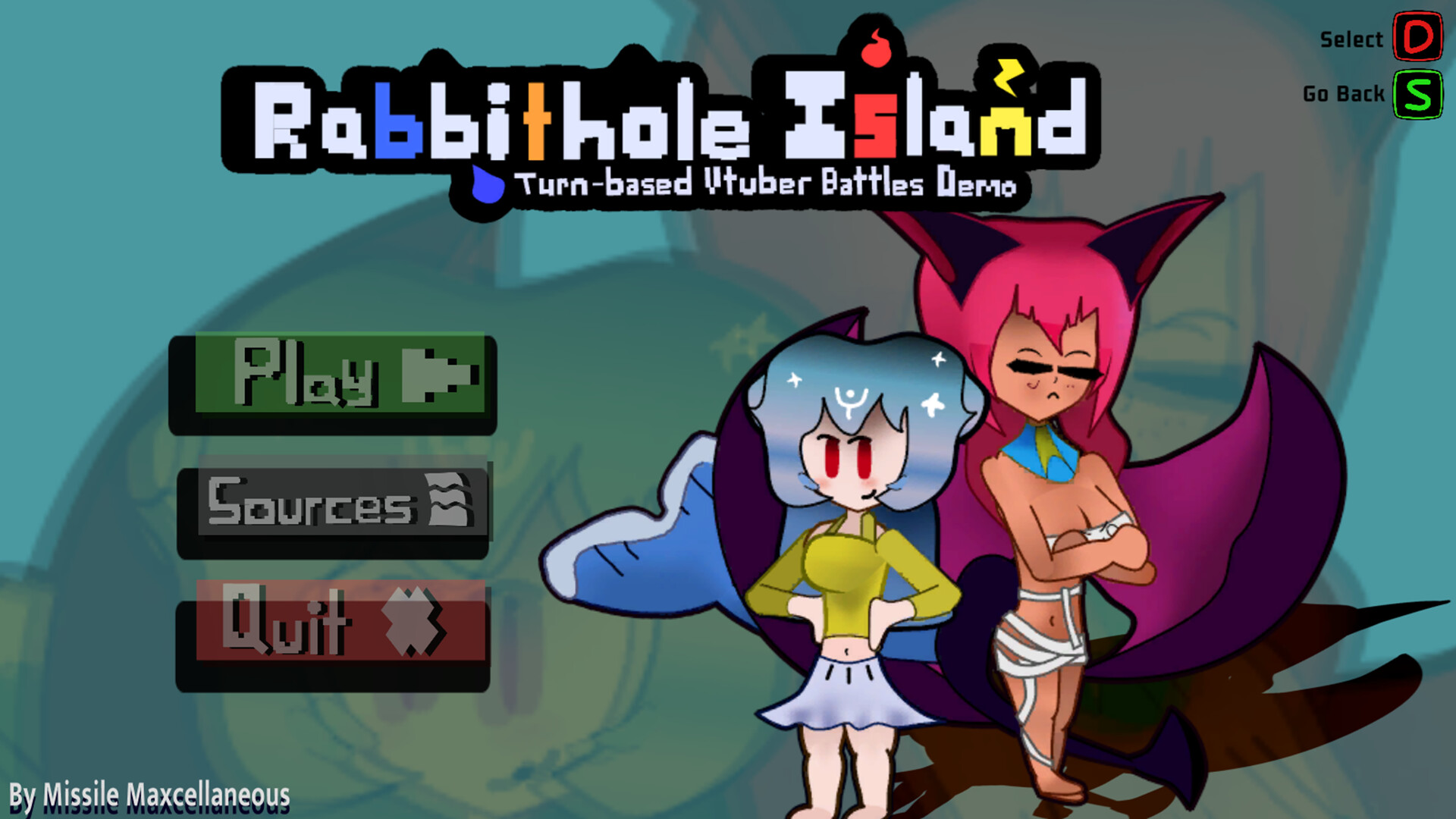 RabbitHole Island: Turn-based Vtuber Battles - Screenshot 2