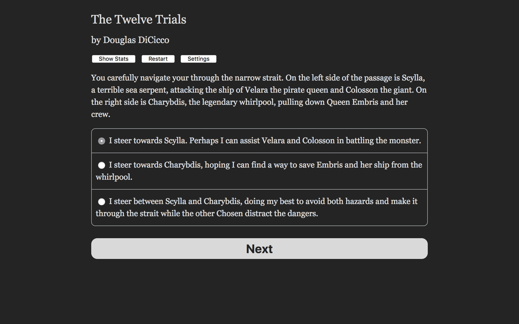 The Twelve Trials - Screenshot 1