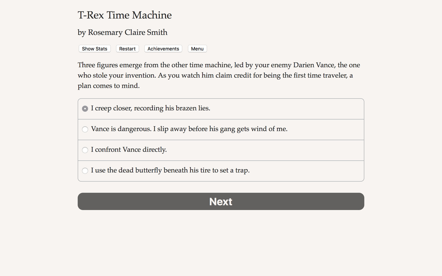 T-Rex Time Machine - Screenshot 2