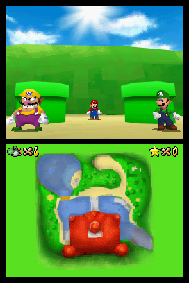 illustration de Super Mario 64 DS