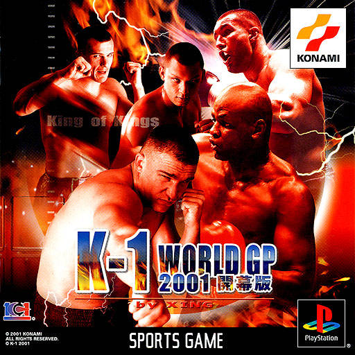 Game cover: K-1 World Grand Prix 2001 Kaimakuden