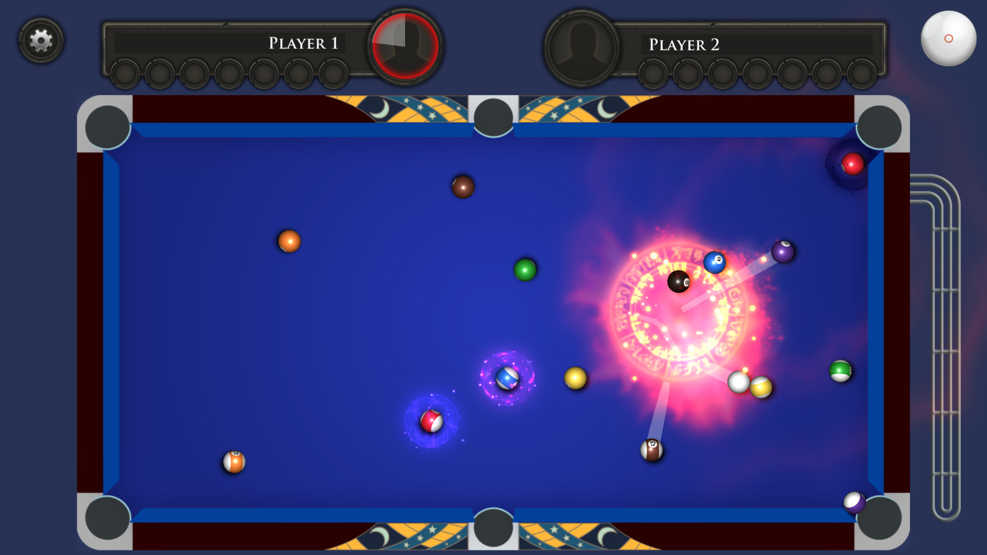 Billiards Wizards - Screenshot 1