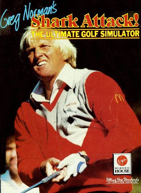 Game cover: Greg Norman's Shark Attack! The Ultimate Golf Simulator