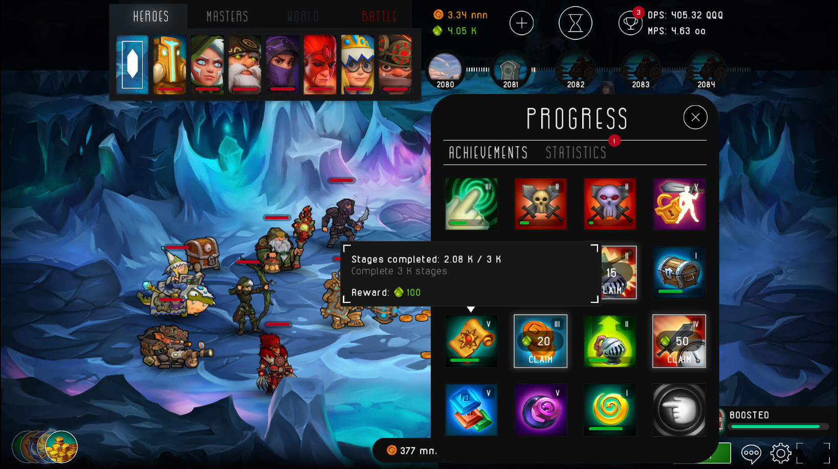 Tap Adventure: Time Travel - Screenshot 1