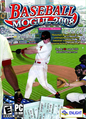 Game cover: Baseball Mogul 2008
