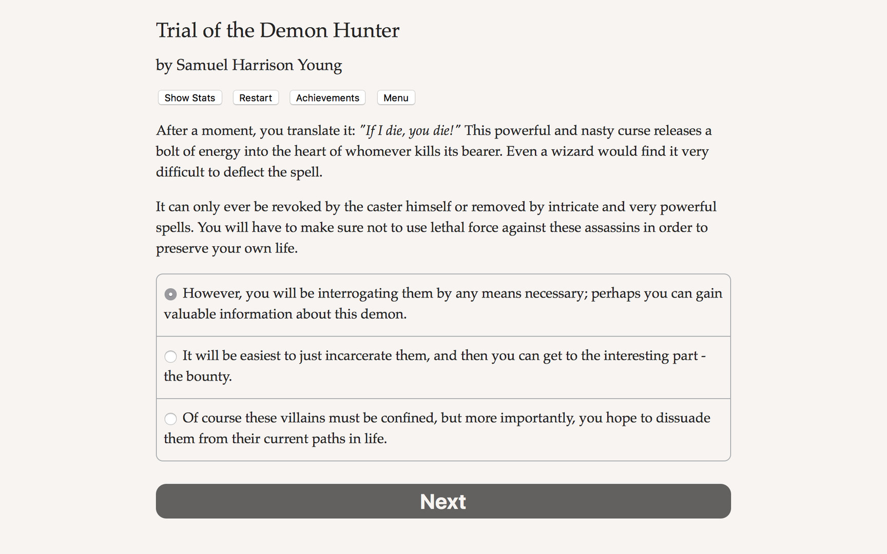 Trial of the Demon Hunter - Screenshot 4