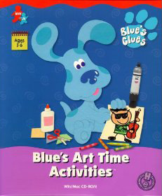 Game cover: Blue's Clues: Blue's Art Time Activities