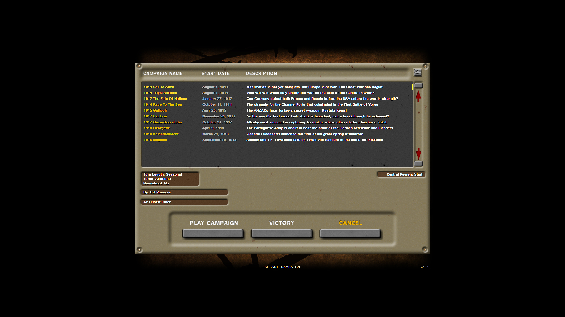Strategic Command Classic: WWI - Screenshot 1