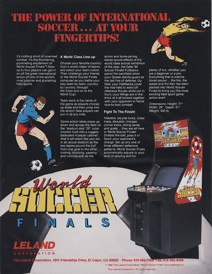 Game cover: World Soccer Finals