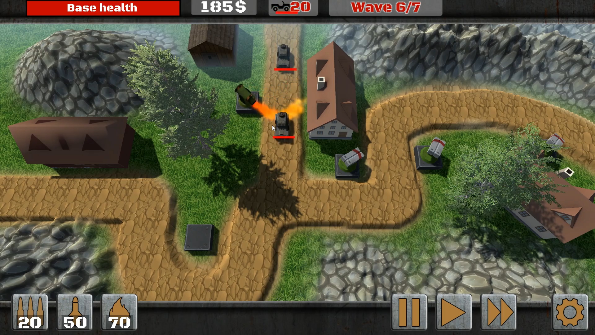 The game playing screen shot of the Sudden Attack game