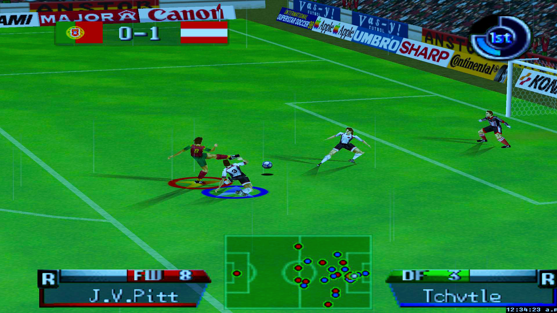 International Superstar Soccer '98 Nintendo 64 Game