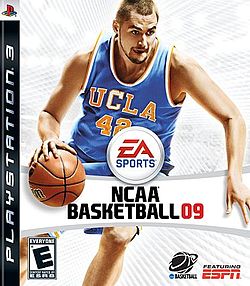 Game cover: NCAA Basketball 09