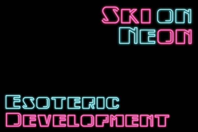 Game cover: Ski-On-Neon