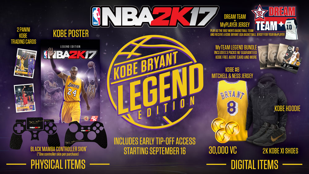 Nba 2k17 Legend Edition Press Kit