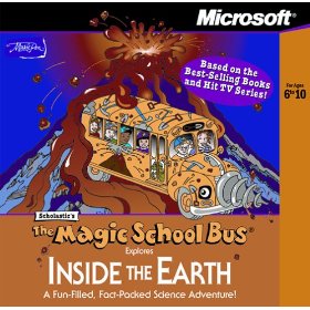 Game cover: The Magic School Bus Explores Inside the Earth