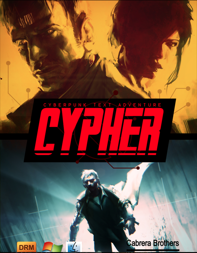 Game cover: Cypher: Cyberpunk Text Adventure