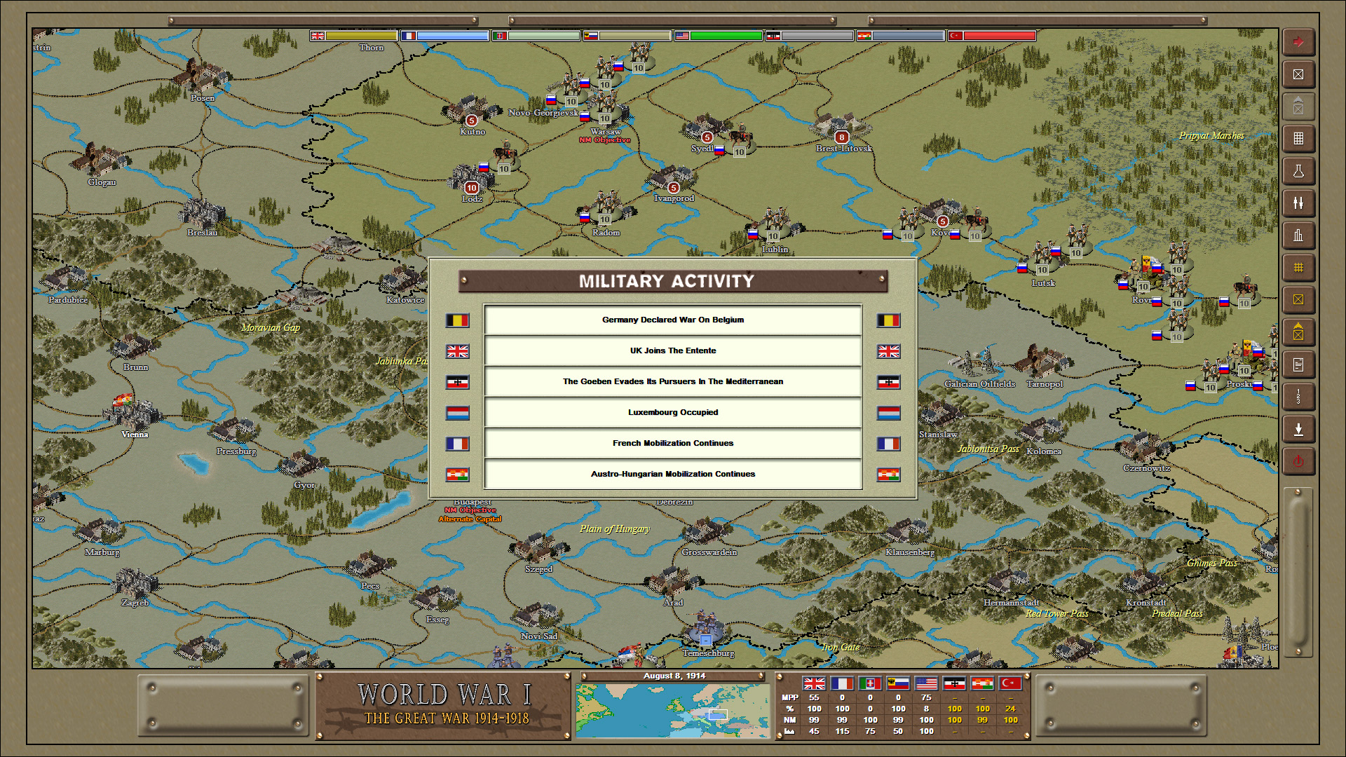 Strategic Command Classic: WWI - Screenshot 3