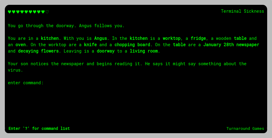 Terminal Sickness - Screenshot 1