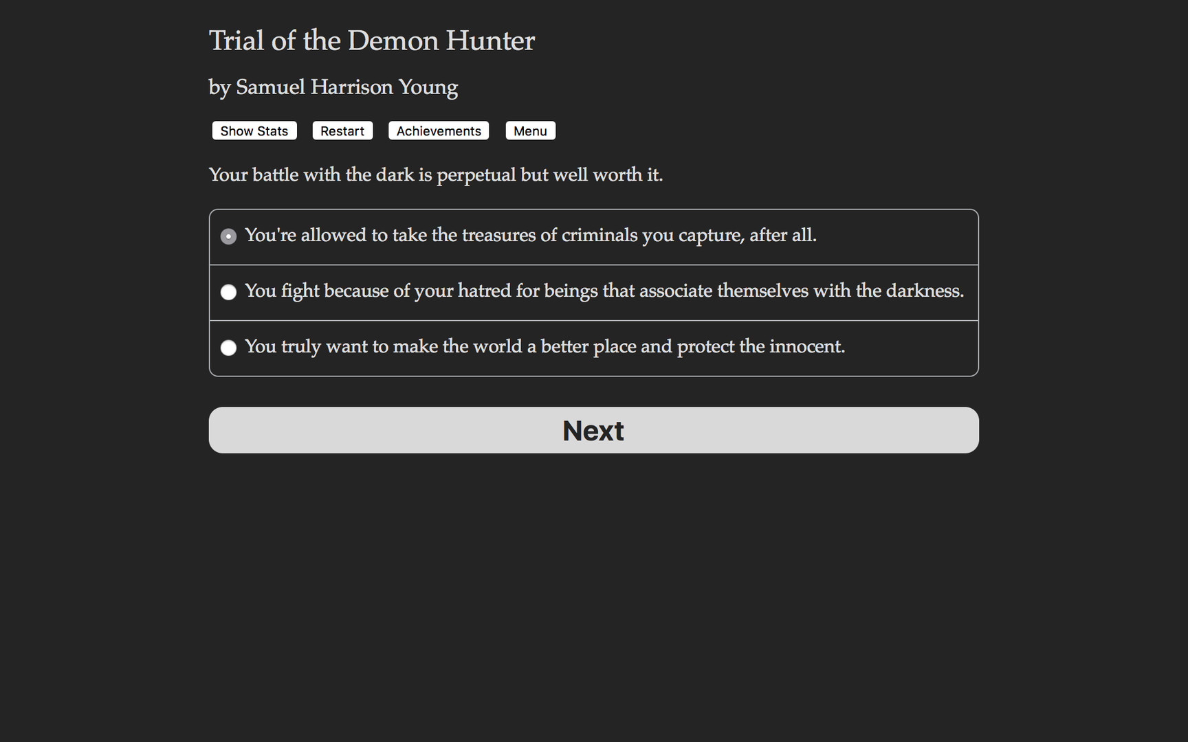 Trial of the Demon Hunter - Screenshot 3