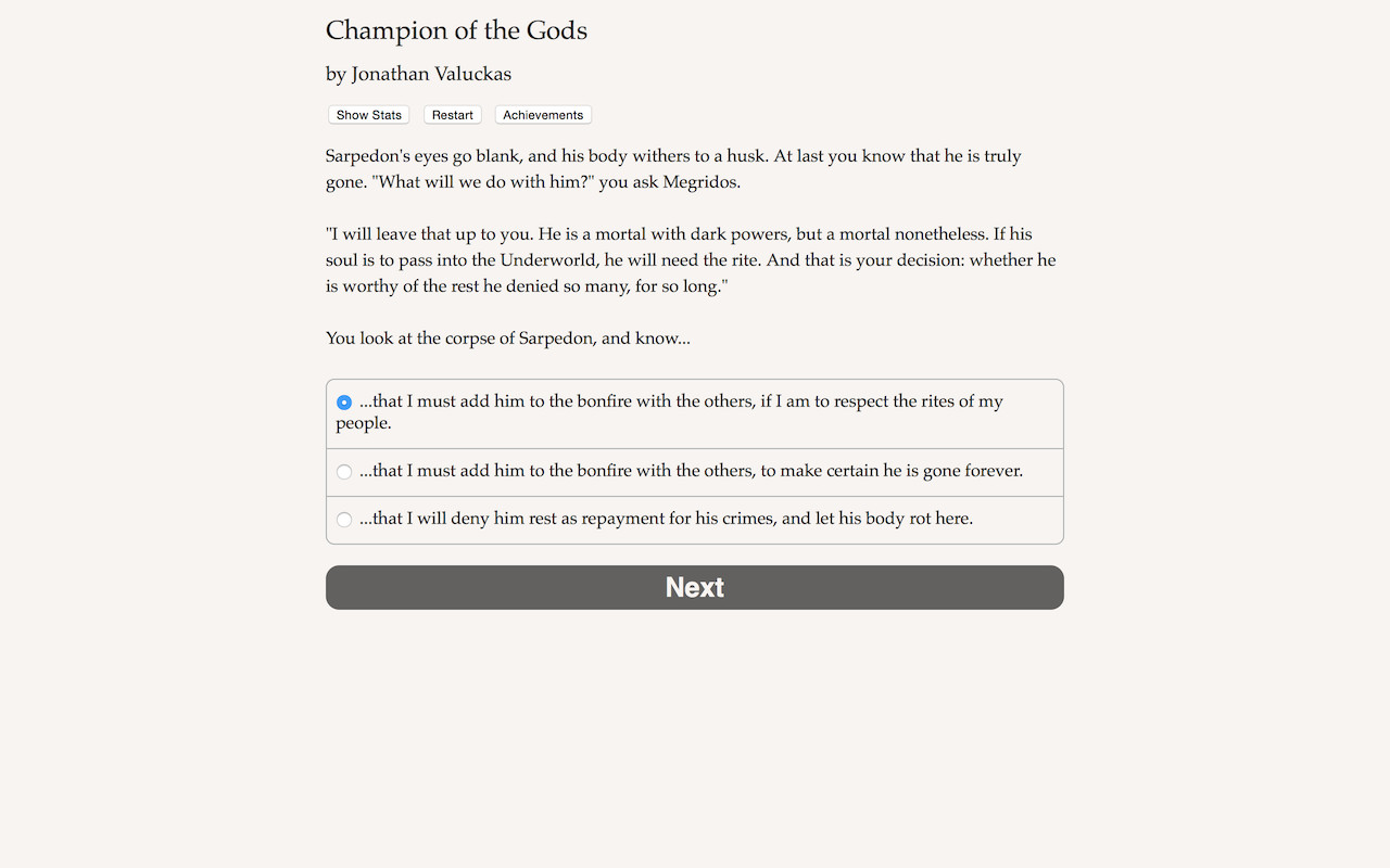 Champion of the Gods - Screenshot 5