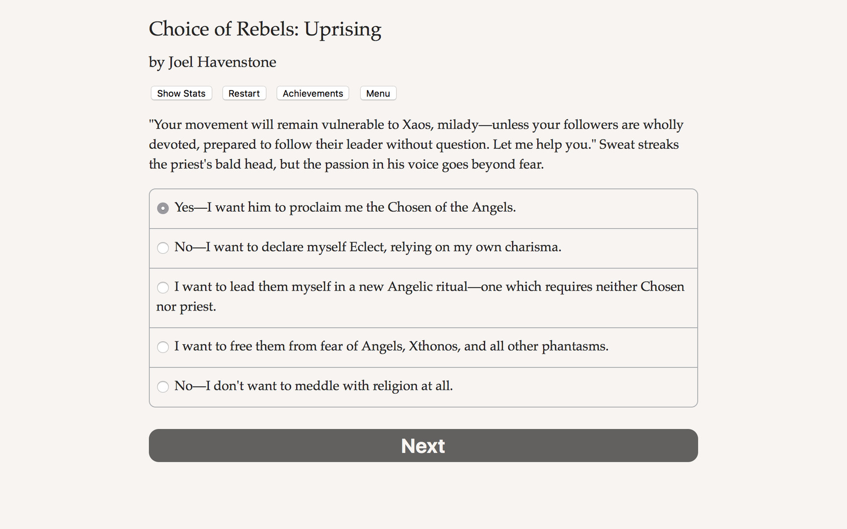 Choice of Rebels: Uprising - Screenshot 1