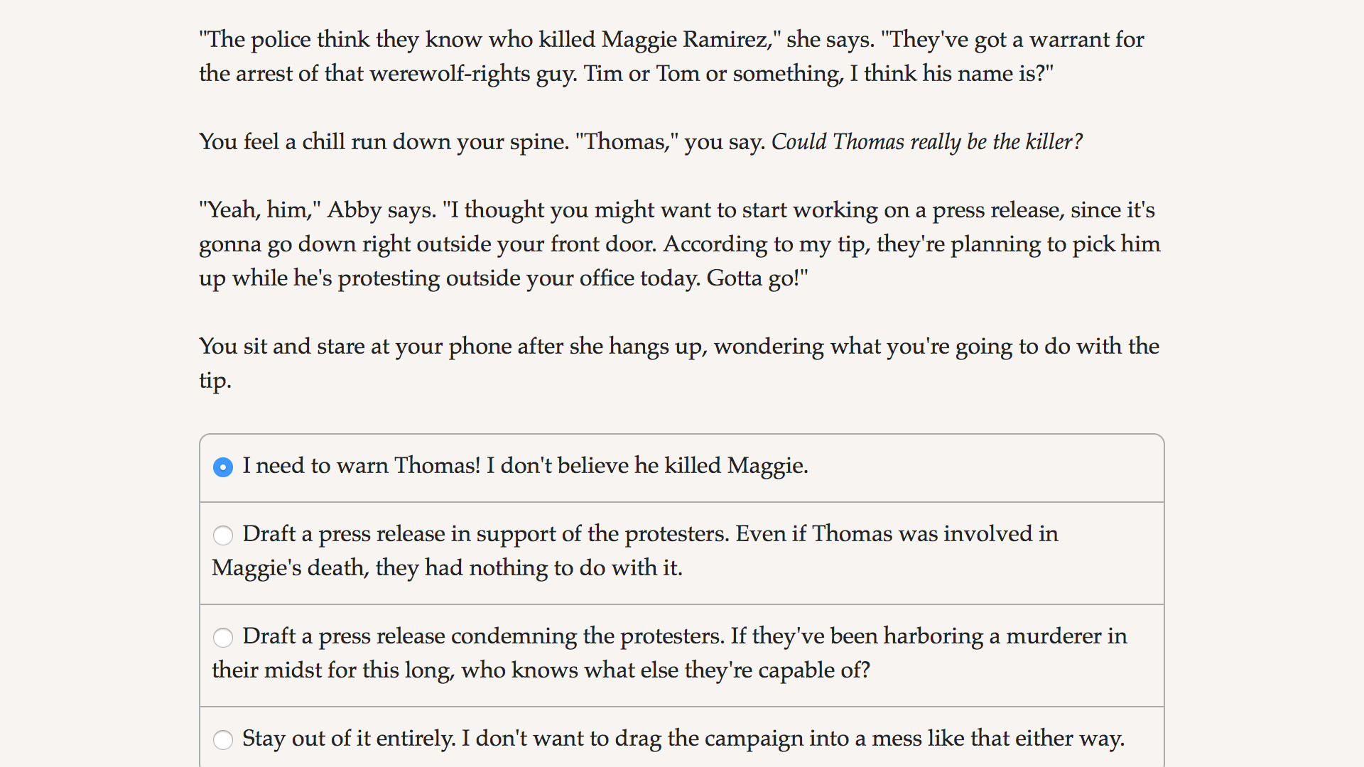 Congresswolf - Screenshot 4