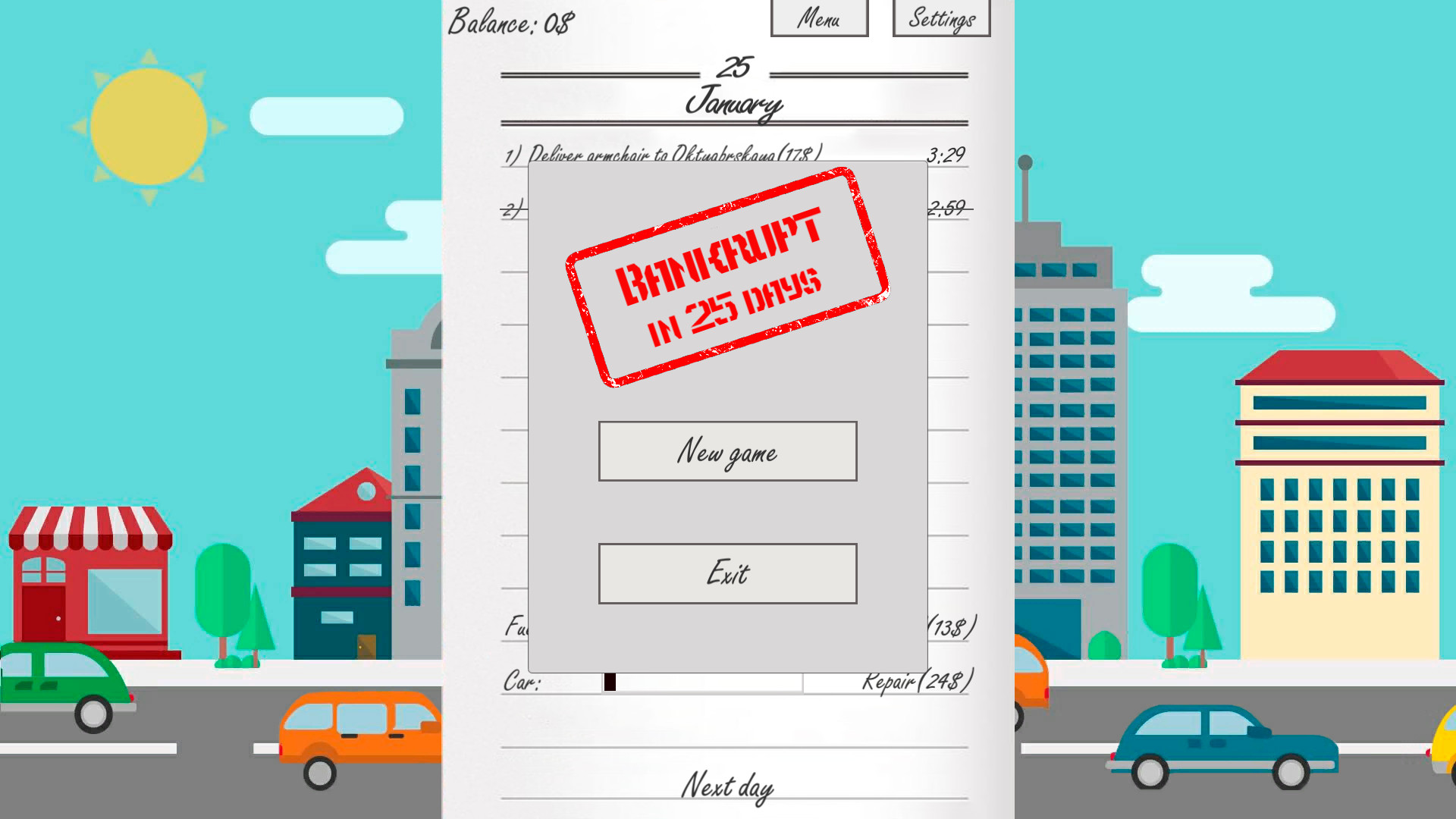 Delivery man simulator - Screenshot 5